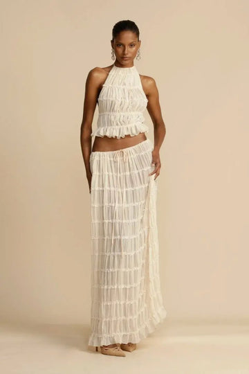 Ethereal Elegance Pleated Set™